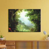 Toile La Terre ou le Paradis terrestre, détail d'Adam et (Insitu(Salon))