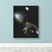 Toile La Terre, un objet Milky Way (Insitu (Plancher de Bois))