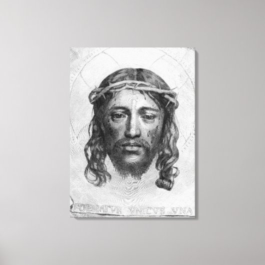 Toile La Tête du Christ, 1735 (Recto)