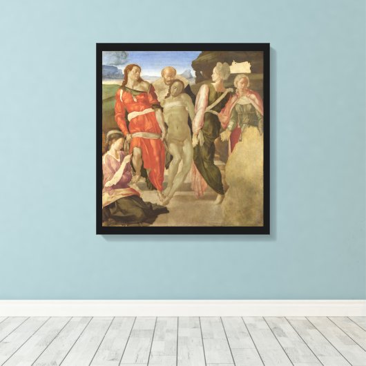 Toile La tombe de Michel-Ange (Insitu (Plancher de Bois))