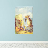 Toile La Tortue Fausse et le Griffin (Insitu (Plancher de Bois))