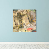 Toile La tour de Babel (Insitu (Plancher de Bois))