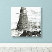 Toile La Tour de Babel, 1679 (Insitu (Plancher de Bois))