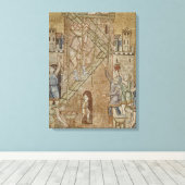 Toile La Tour de Babel, de l'Atrium (Insitu (Plancher de Bois))