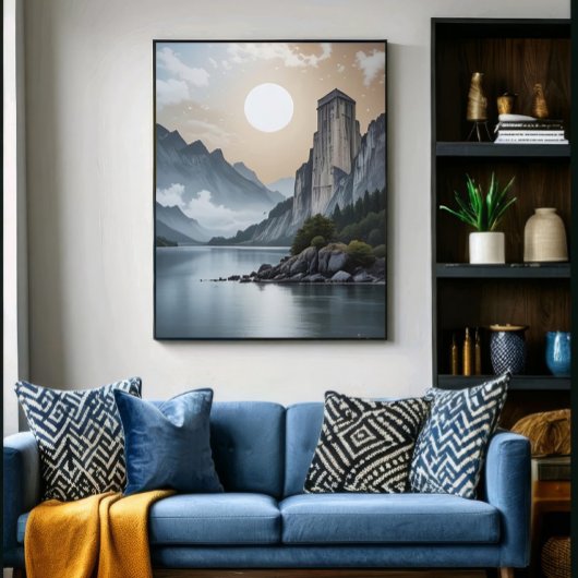 Toile La Tour du Silence Éternel