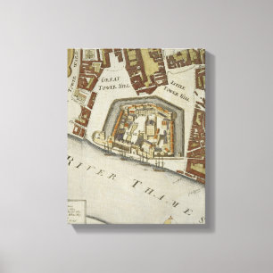 Toile La tour et le St Catherine, détail de la tour
