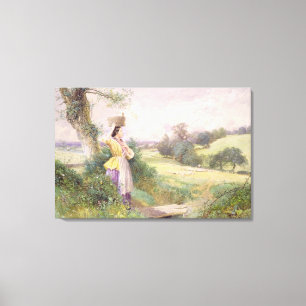 Toile La trayeuse, 1860 (la semaine sur le papier)