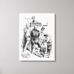 Toile La Triple Alliance, de Bismarck