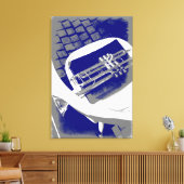 Toile La trompette silencieuse (Insitu(Salon))