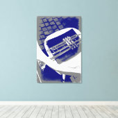 Toile La trompette silencieuse (Insitu (Plancher de Bois))