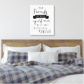 Toile La typographie de la citation de l'amitié (Insitu(Chambre))