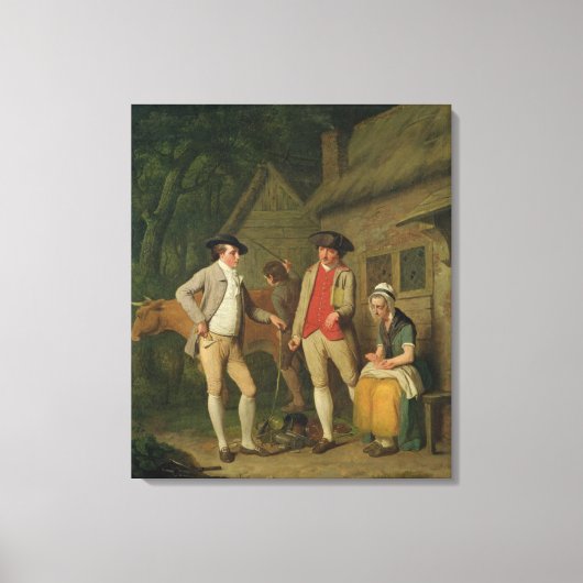 Toile La vache et les marchandises de la veuve Costard,  (Recto)