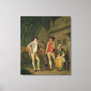 Toile La vache et les marchandises du Costard de veuve,