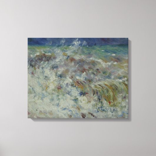 Toile La vague de Pierre-Auguste Renoir (Recto)