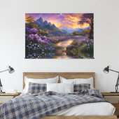 Toile La vallée de la Lavande à l'aube (Insitu(Chambre))
