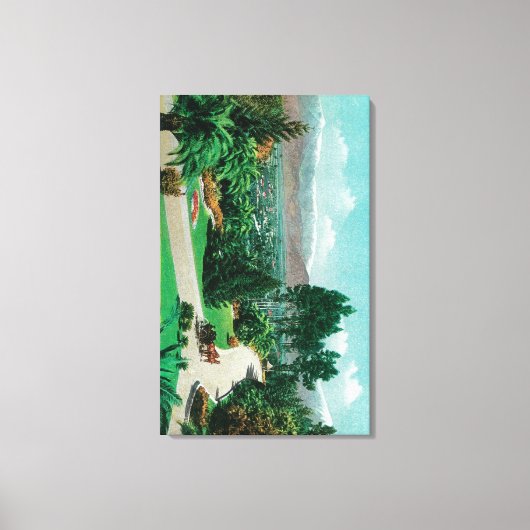 Toile La vallée des Redlands et les vergers de Smiley's (Recto)