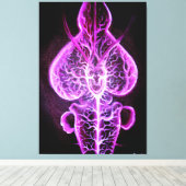 Toile La vascularisation du système nerveux en roden (Insitu (Plancher de Bois))