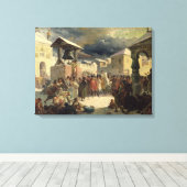 Toile La Veche dans la République de Novgorod, 1861 (Insitu (Plancher de Bois))