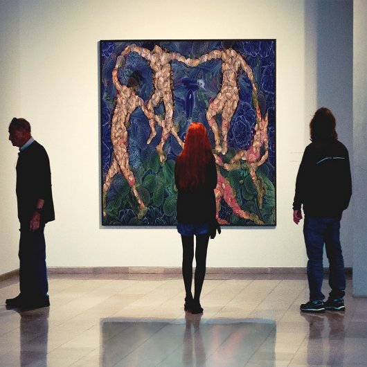 Toile La Végétarienne Danse Beaux Art Spoof