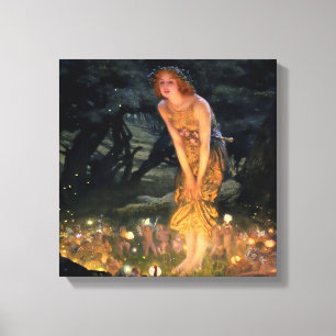 Toile « La veille de la Saint-Jean » d'Edward Robert Hug