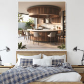 Toile La Véranda Circulaire Minimaliste (Insitu(Chambre))
