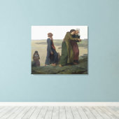 Toile La veuve ou la famille du pêcheur (Insitu (Plancher de Bois))