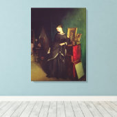 Toile La veuve, vers 1850 (Insitu (Plancher de Bois))