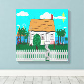 Toile La vie à la plage (Insitu (Plancher de Bois))