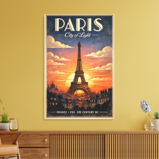 Toile La vie à Paris (Insitu(Salon))