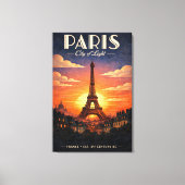Toile La vie à Paris (Recto)