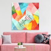 Toile La vie abstraite colorée (Insitu(Salon))