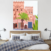 Toile La vie au Maroc, Architecture (Insitu(Chambre))
