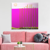 Toile La vie au paradis (Insitu(Salon))