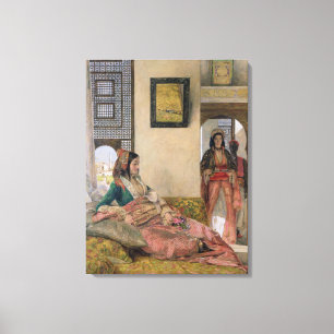 Toile La vie dans le harem, le Caire