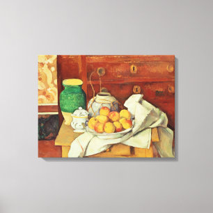 Toile La vie de Paul Cezanne toujours avec un coffre