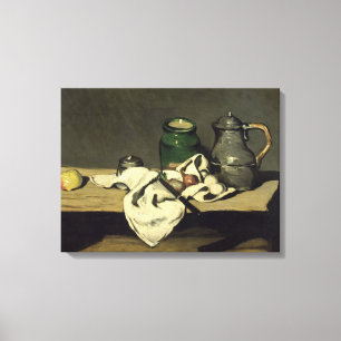 Toile La vie de Paul Cezanne toujours avec une