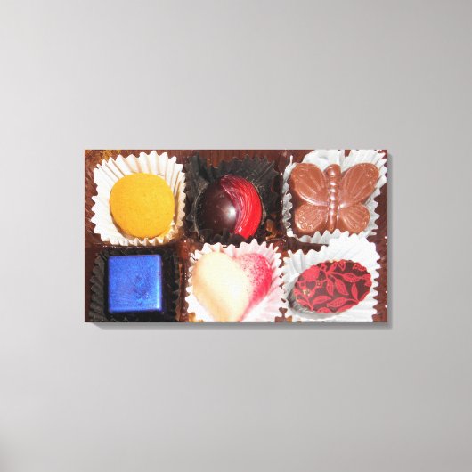 Toile La vie est comme une boîte de chocolats (Recto)