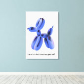 Toile La vie est trop courte pour ne pas remuer la queue (Insitu (Plancher de Bois))