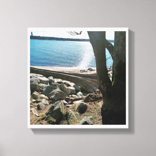 Toile La vie est une plage (Recto)
