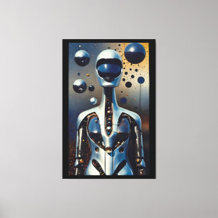 Toile La vie et l'époque de Cyborg Jones - Ken Gage Art