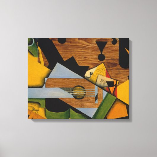 Toile La vie morte avec une guitare (Recto)