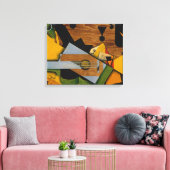 Toile La vie morte avec une guitare (Insitu(Salon))