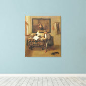 Toile La Vie Studieuse, 1662 (Insitu (Plancher de Bois))