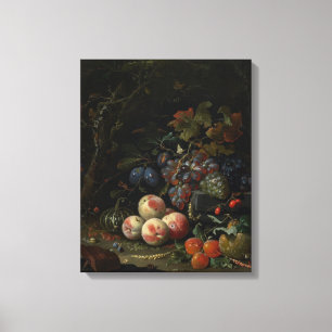 Toile La vie toujours avec le fruit, le feuillage et les