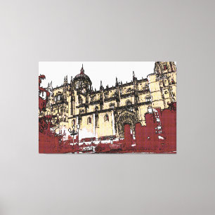 Toile La vieille ville de l'Université de Salamanque