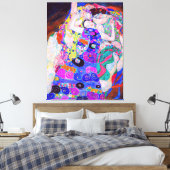 Toile La Vierge (1913) de Gustav Klimt. (Insitu(Chambre))