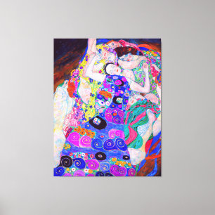 Toile La Vierge (1913) de Gustav Klimt.