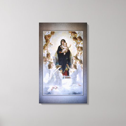 Toile La Vierge aux anges par William Adolphe Bouguere (Recto)