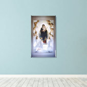 Toile La Vierge aux anges par William Adolphe Bouguere (Insitu (Plancher de Bois))