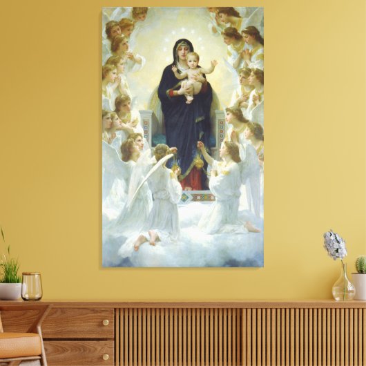 Toile La Vierge avec des Anges (Insitu(Salon))